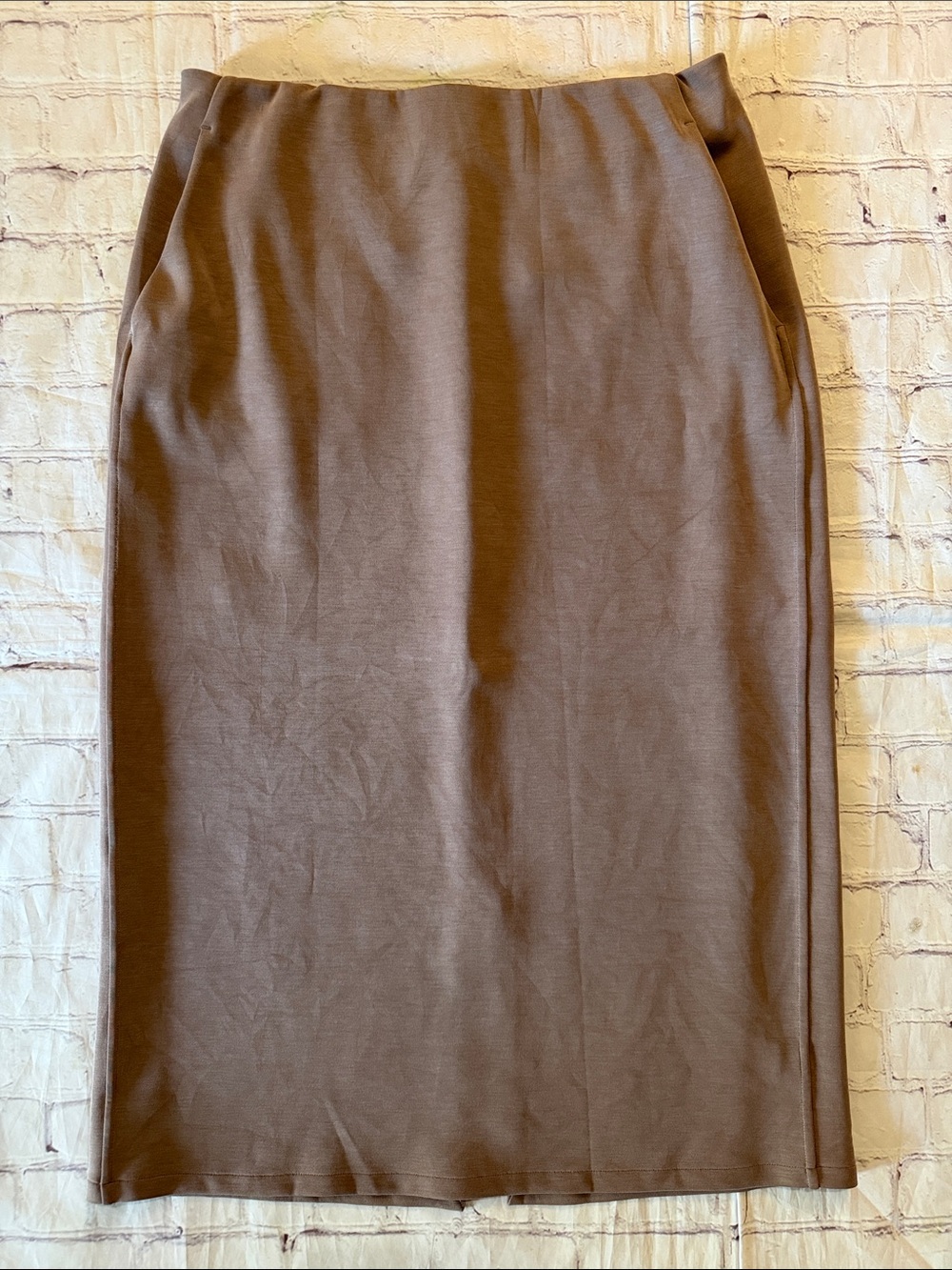 Lululemon Softstreme High-Rise Midi Skirt in Taupetastic Beige Size 10 Medium - Picture 3 of 6